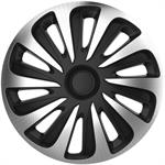 Set wheel covers Caliber 17-inch silver/black carbon-look