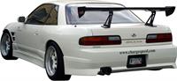 Chargespeed Achterbumper passend voor Nissan S13 240SX (FRP)