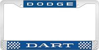 nummerplåtshållare, DODGE DART - blå
