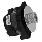 alternator / generator, 200A, 12 volt, Black powdercoated