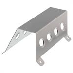 Shifter Mounting Bracket, Platform, 3.5 in. Height, 3 in. x 8 in. Base, Aluminum, Natural, Each