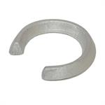 Coil Spring Spacer, Aluminum, .375 in. Thick, Front, Natural, Ford, GM, Lincoln, Each