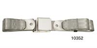 Seat belt, one personset, rear, silver