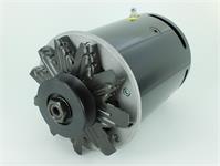 alternator / generator, 90A, 12 volt, Black powdercoated