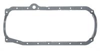 Oil Pan Gasket, 1-Piece, Rubber/Steel Core