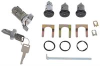 lock cylinders (ignition, doors, trunk and glove box)