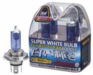 SuperWhite Blauw H4 60-55W/12V/4000K Halogeen Lampen, set à 2 stuks (E13)