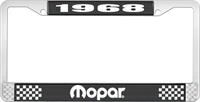 nummerplåtshållare 1968 mopar - svart