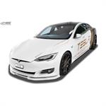 Sideskirts 'Slim' passend voor Tesla Model S 2014-2016 & 2016- (ABS zwart glanzend)