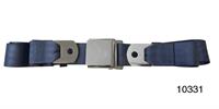 Seat belt, one personset, front, blue