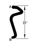 Curved Radiator Hose