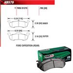 brake pads, rear, LTS