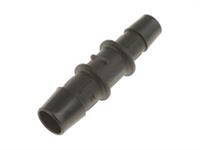 Fitting, Heater Hose Connector, Straight, Plastic, Black, 1/2 in. Nipple, 5/8 in. Nipple, Each