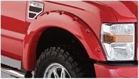 Fender Flares, Pocket Style, Front, Black, Dura-Flex Thermoplastic, Ford, Pickup, Pair