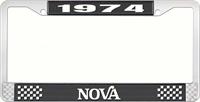 nummerplåtshållare, 1974 NOVA STYLE 2 svart
