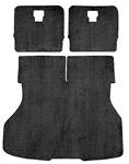 1983-86 Mustang Rear Cargo Area Cut Pile Carpet With Mass Backing - Graphite