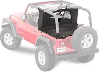 MasterTwill Combo For Soft Top equipped TJ: Bimini Top Plus, 03-06 Jeep TJ, WindStopper Plus and Tonneau,(Requires Windshield header #14700201)