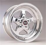 Wheel, Prostar, Aluminum, Polished, 15 in. x 8 in., 5 x 4.75 in. Bolt Circle, 5.5 in. Backspace, Each