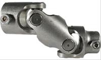 Steering Universal Joint, Double Joint Style, Stainless Steel, Natural, 3/4 in. DD, 9/16 in. 26-spline