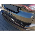 Zwart RVS Achterbumperprotector passend voor Ford Edge II 2014-2018 'Ribs'