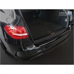 Black Stainless Steel Rear bumper protector suitable for Mercedes C-Class W205 Kombi 2014- 'Ribs'