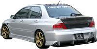 Chargespeed Achterbumper passend voor Mitsubishi Lancer EVO 7/8/9 CT9A Type2 incl. Carbon Diffuser