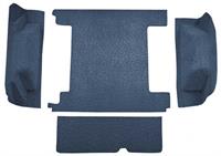 bagagematta med 2st bensintankar & baklämslås Cargo Area - Loop Carpet Kit - Medium Blue