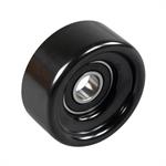 Idler Pulley, Smooth, Black Powdercoated