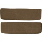 1955-59 Chevrolet/GMC Truck	 Carpet Door Panel Inserts	 w/o Cardboard Backing	 2-Piece	 Loop	 Medium Saddle