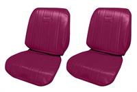 Super Sport Front Bucket Seat Upholstery (Red)