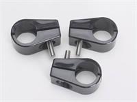 ose Mounting Clamps, T-Style, Nylon, Black, Single .625 in. Diameter Hole, Set of 4