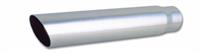 "3"" O.D. x 2 1/2"" inlet x 18"" long S.S. Truck/SUV Exhaust Tip (single wall, angle cut)"