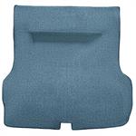 1955-57 Chevrolet Bel Air	 2DR/4DR Hardtop/Sedan	 Molded Trunk Carpet w/o Spare Tire Cutout	 Loop	 Bright Blue