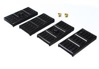 Bushings, Leaf Spring Pads, Mono Leaf, Black