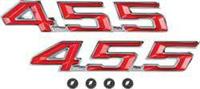 emblem motorhuv, "455"