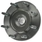 Wheel Hub and Bearing, Steel, Front