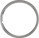 Wheel Trim Ring, Smooth Stainless Steel, 16"