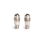 Fitting, Aluminum, Natural, Straight, Male -3 AN to Male 1/16 in. NPT, Pair