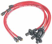 Ignition Cable Set Silicone 10,4mm Röd, Copper Cable