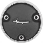 1970 BARRACUDA CENTER PAD WITH EMBLEM FOR S83 RIM BLOW STEERING WHEEL