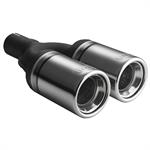Exhaust Tail Pipe Double round Ø80x160