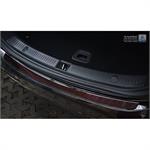 Carbon Achterbumperprotector Mercedes E-Klasse W213 Sedan 2016- Rood-Zwart Carbon