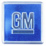 emblem dörröppning "GM"