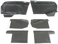 1964 IMPALA SS CONVERTIBLE BLACK PRE-ASSEMBLED REAR SIDE PANELS