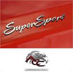 emblem huv Super sport rostfritt