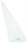 1980-91 GM Truck Clear Tempered Door Vent Glass - RH - 8" x 18" - 1 Hole