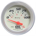 Oil pressure, 51mm, 0-100 psi, electric