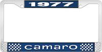 nummerplåtshållare, 1977 CAMARO STYLE 1 blå