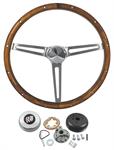 Steering Wheel Kit, Classic Nostalgia, 1964-66 Buick, Wood
