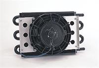 Oilcooler with Electrical Fan 305x190x98mm ( 12,7mm Connection ) 6 Lines